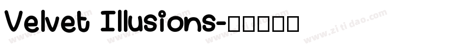 Velvet Illusions字体转换
